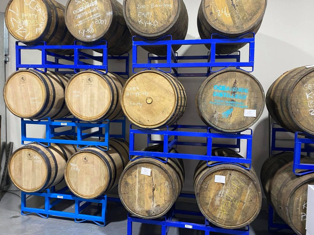 Oceanside Distillery Cocoa Beach FL Whiskey Barrels - Locally Distilled Liquor
