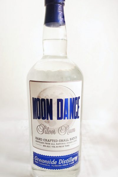 Moon Dance Silver Rum Distilled at Oceanside Distillery in Cape Canaveral FL